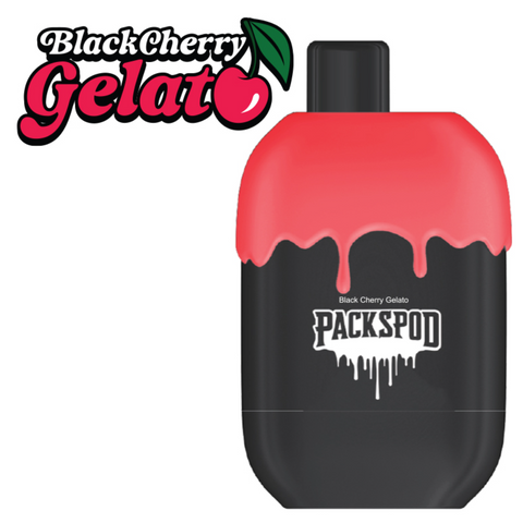 PACKSPOD - Black Cherry Gelato - 5000 Puffs