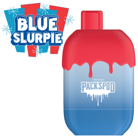 PACKSPOD - Blue Slurpie - 5000 Puffs