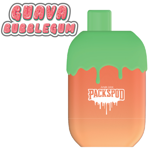 PACKSPOD - Guava Bubblegum - 5000 Puffs