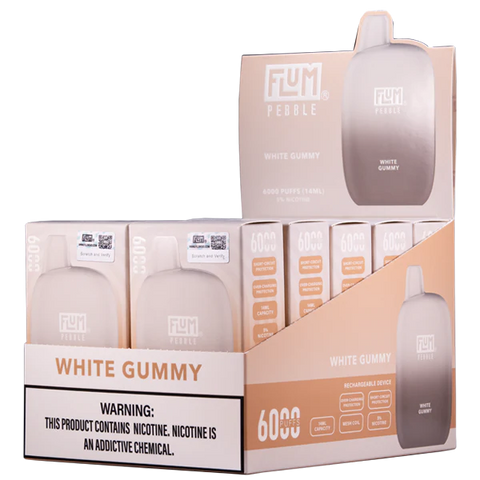 FLUM Pebble - White Gummy