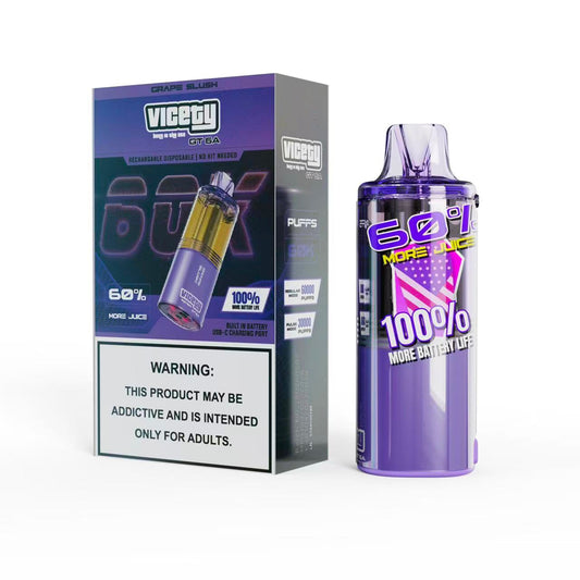 VICETY GT6A 60K puffs No KIT needed--Grape Slush